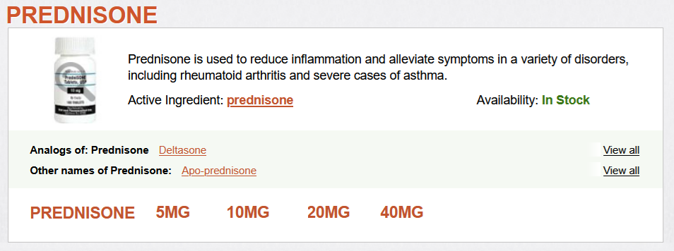 Prednisone Review – How To Buy Online Prednisone